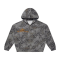 Biba Krown Empire Unisex Vintage Wash Leopard Full Zip Hoodie