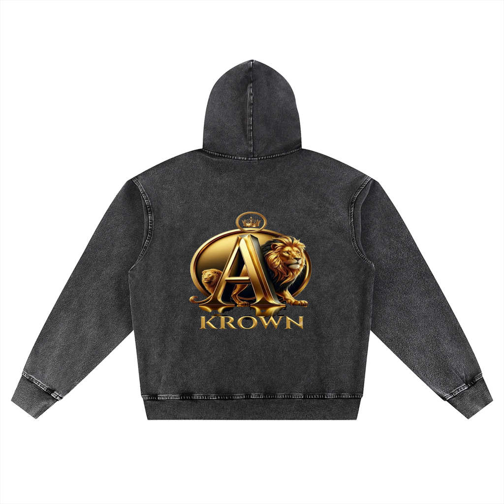 Snow Wash Oversized Hoodie