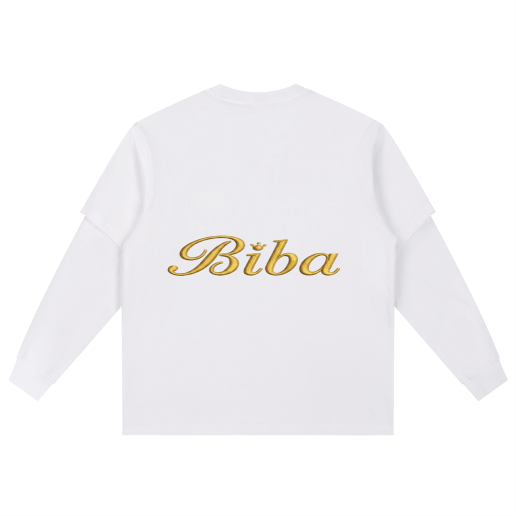 Layered Long Sleeve Oversized Tee