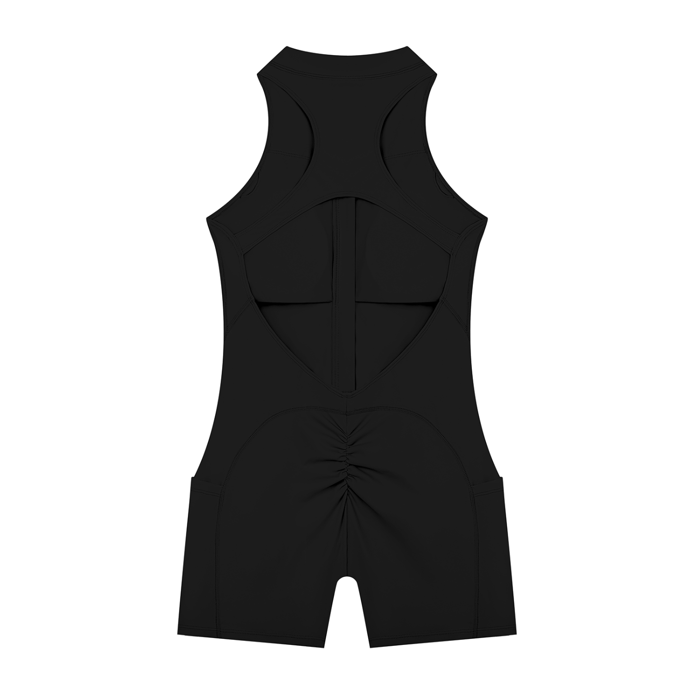 Krown Women’s Quarter-Zip Yoga Romper
