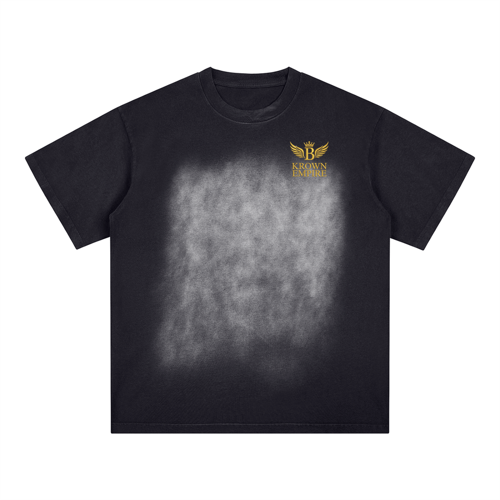 Biba Krown Empire Square Patch Monkey Washed T-Shirt