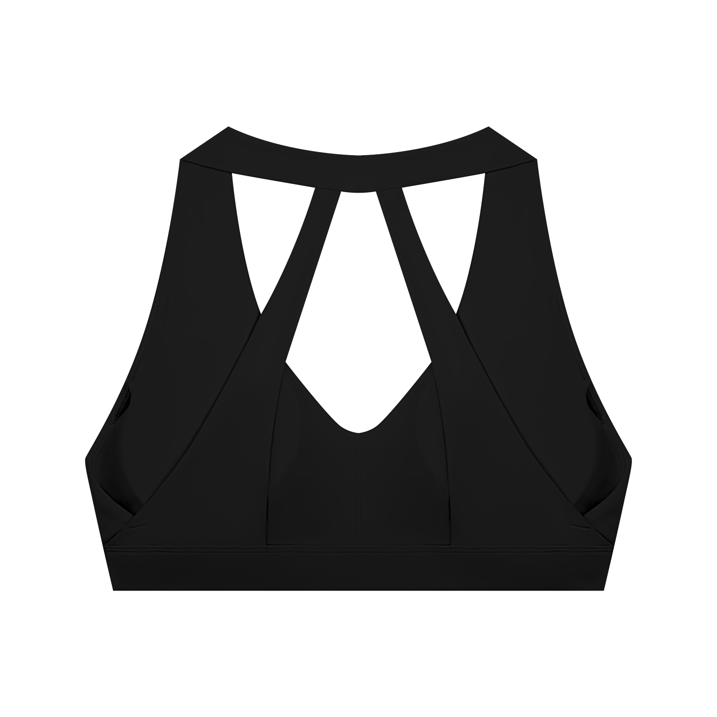 Krown Women's Halter Cropped Sports Bra