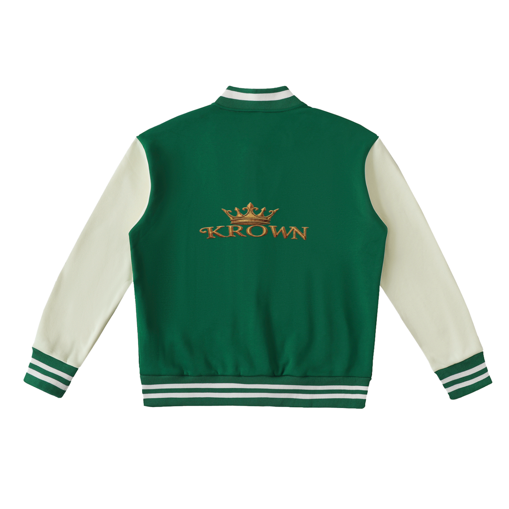 Biba Krown Empire Two-Tone Fleeced Varsity Jacket