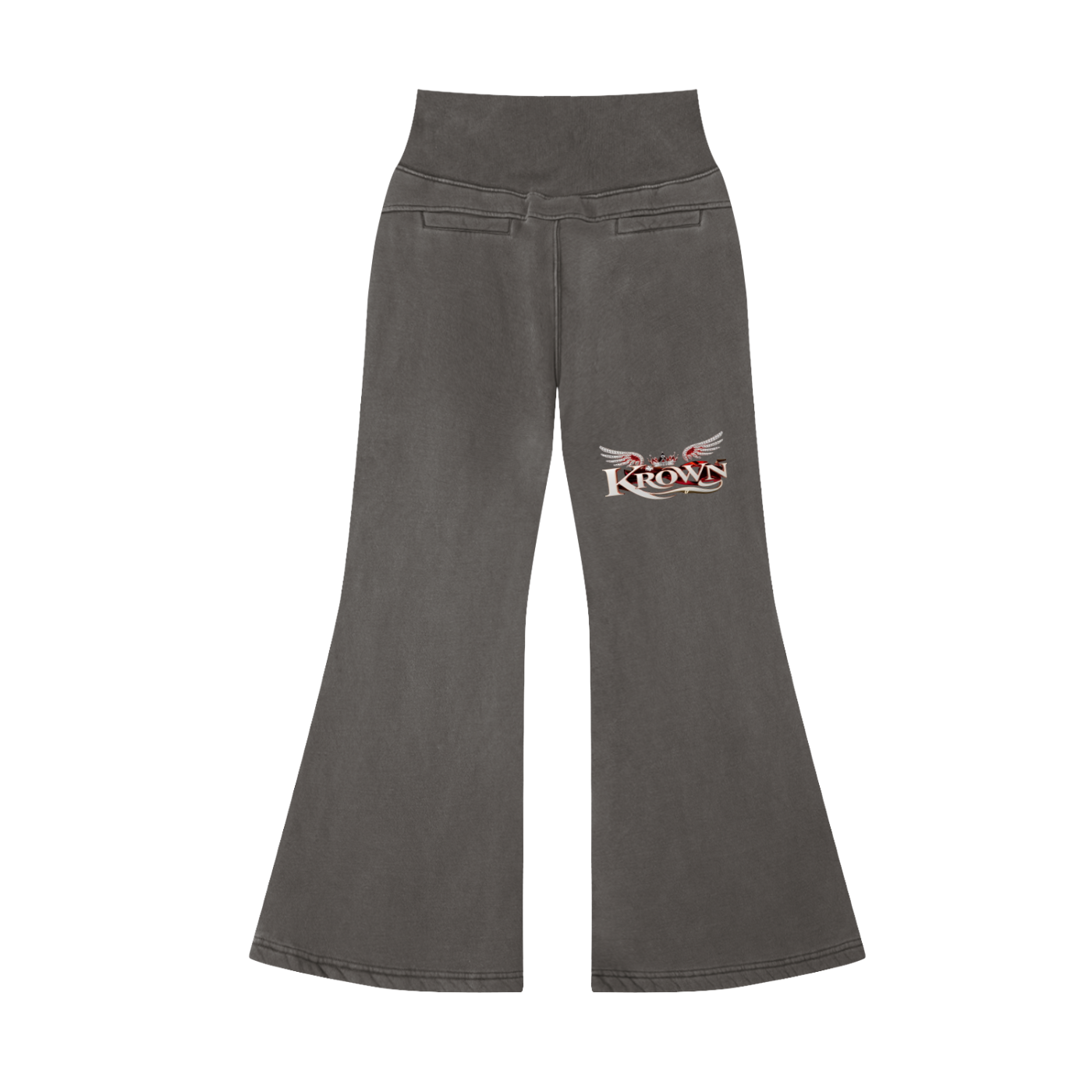Biba Krown Empire Vintage Washed Flared Fleece Pants