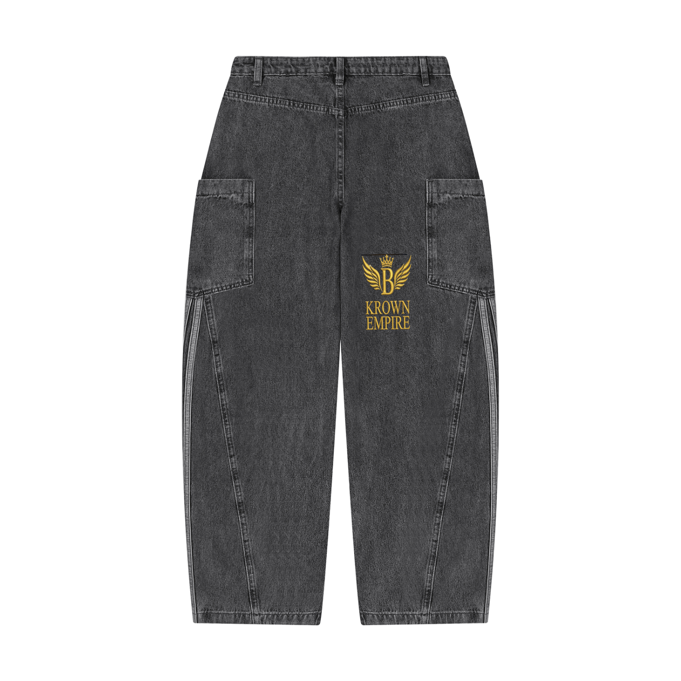 Biba Krown Empire Women's Vintage Wash Barrel Leg Jeans