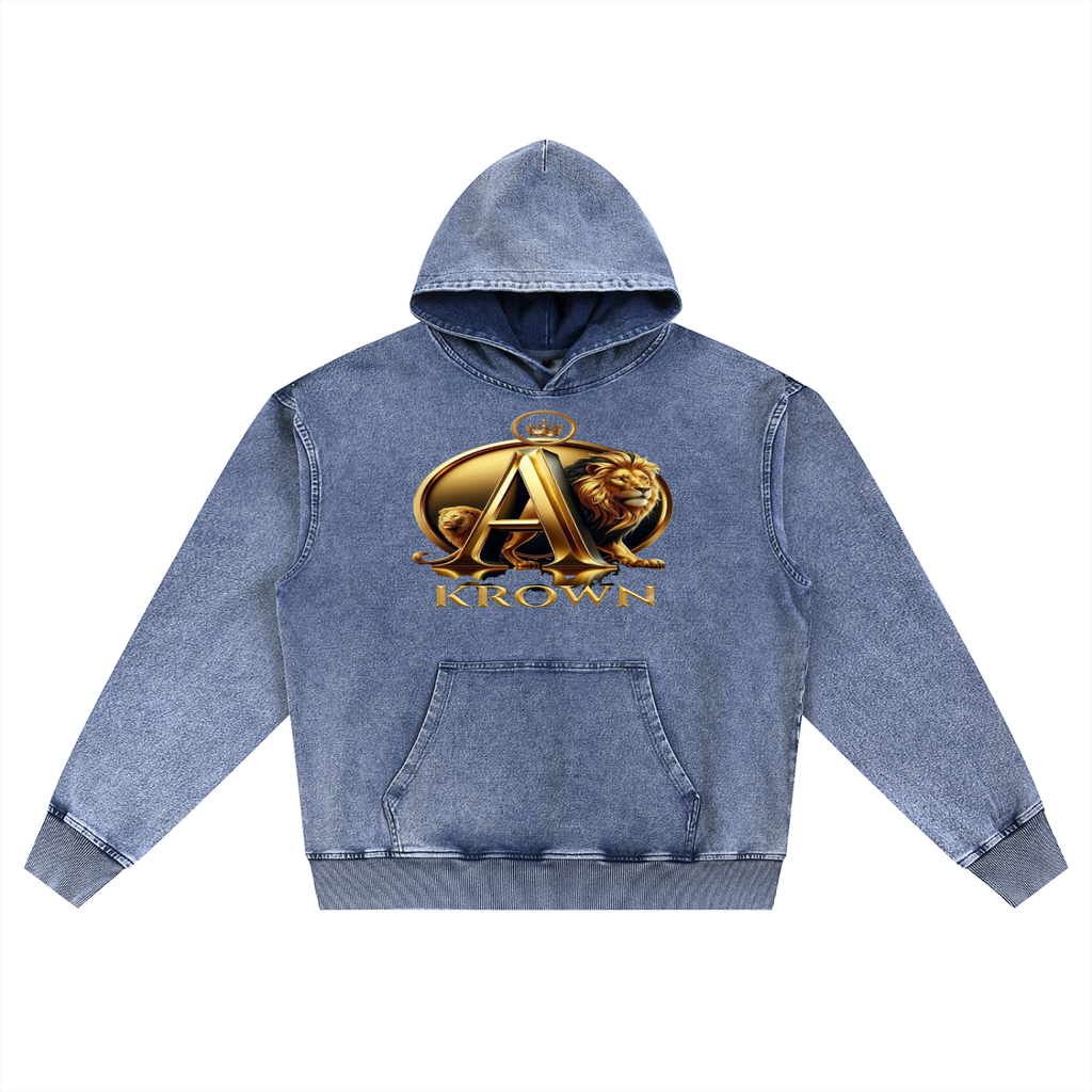 Snow Wash Oversized Hoodie