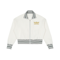 Biba Krown Empire Striped Rib Collar Zip Jacket