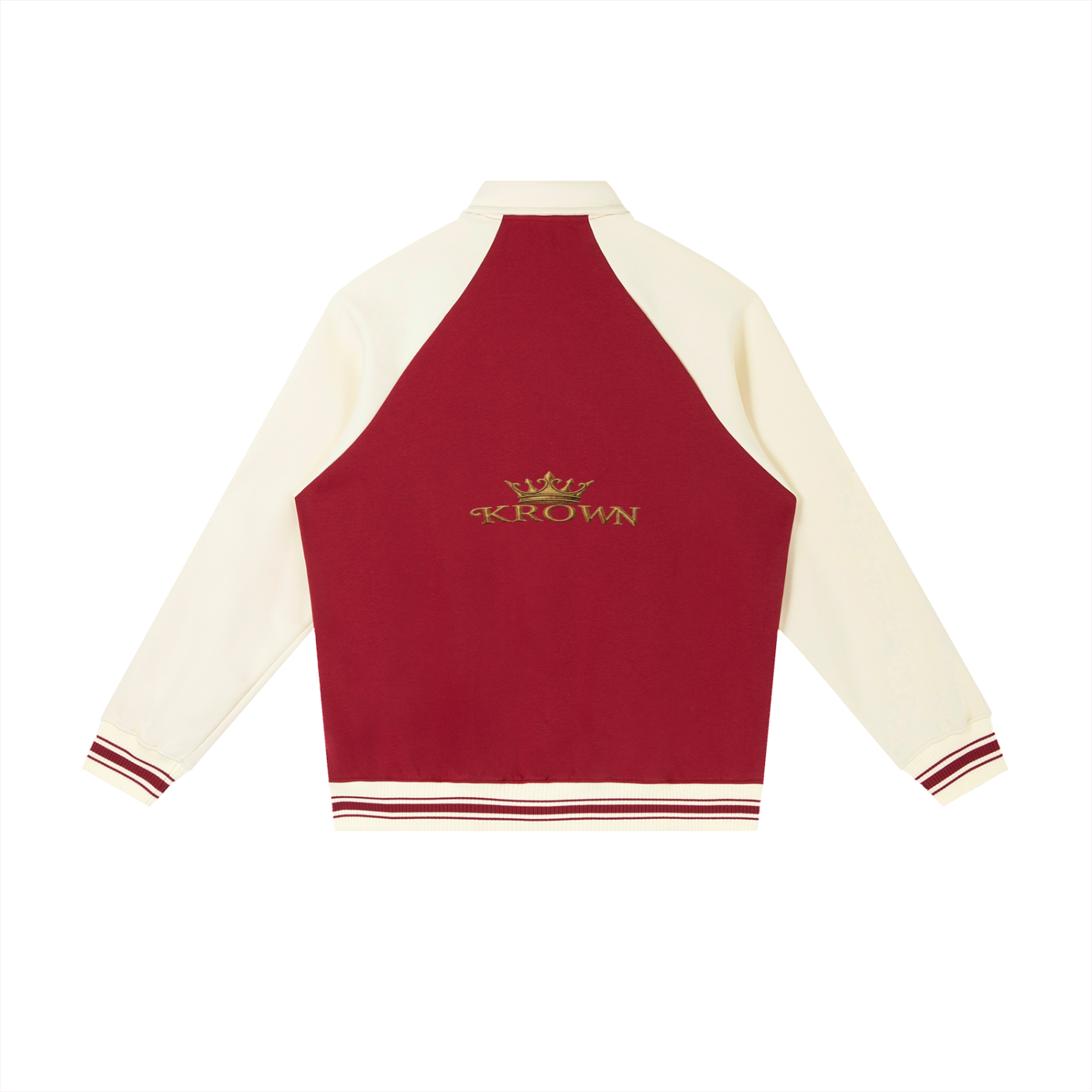 Biba Krown Empire Contrast Raglan Sleeve Baseball Jacket