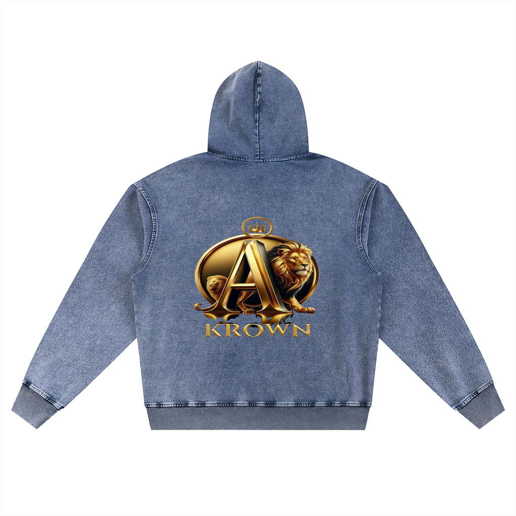 Snow Wash Oversized Hoodie