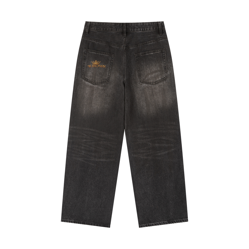 Biba Krown Empire Vintage Wash Heavyweight Denim Jeans