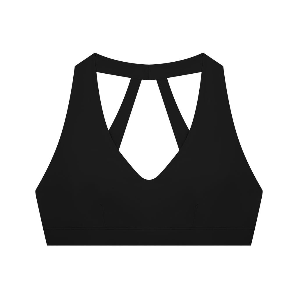 Krown Women's Halter Cropped Sports Bra