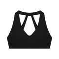 Krown Women's Halter Cropped Sports Bra