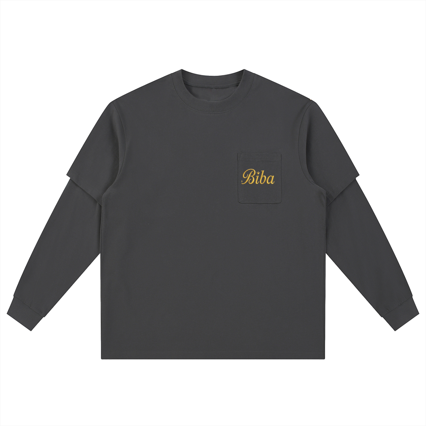 Layered Long Sleeve Oversized Tee