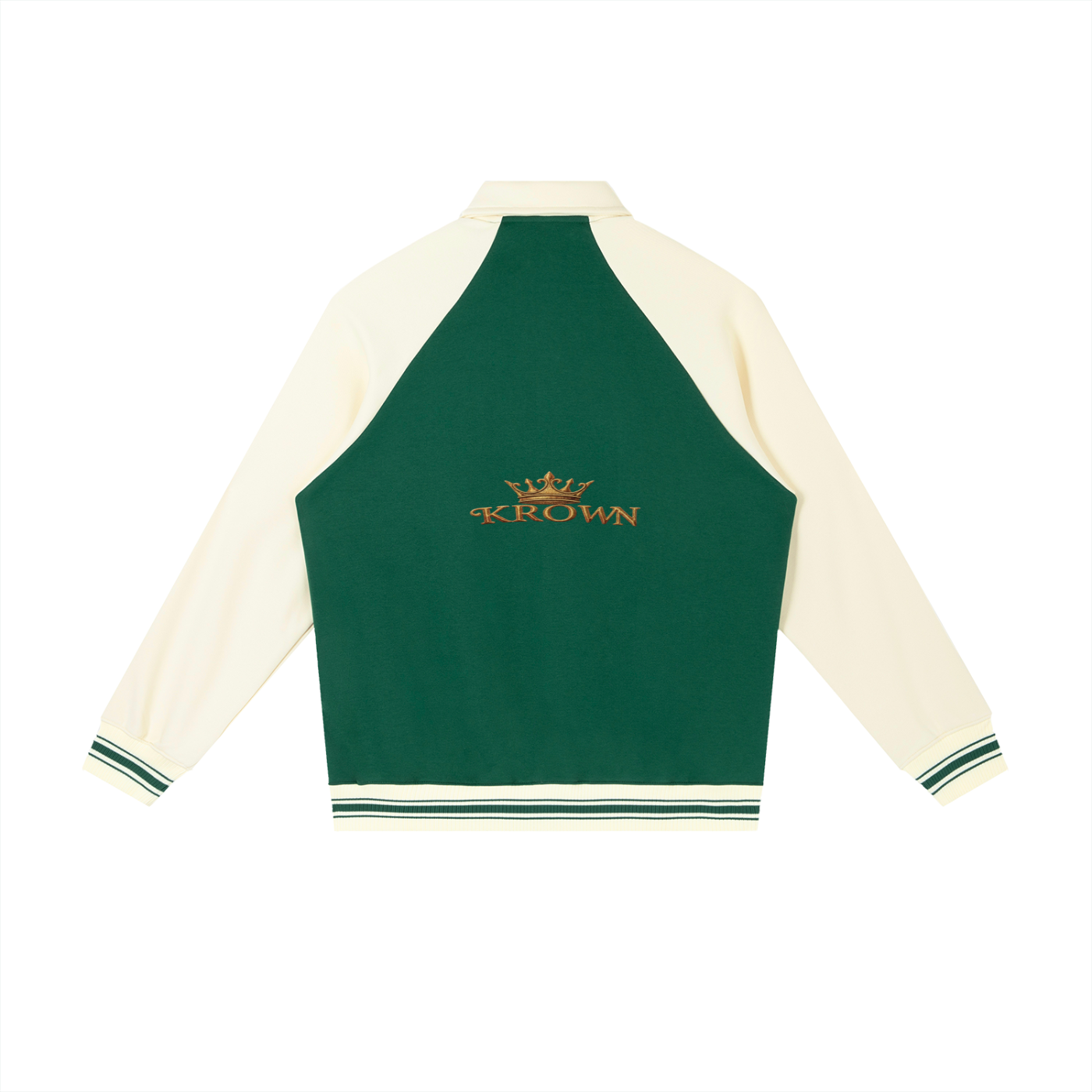 Biba Krown Empire Contrast Raglan Sleeve Baseball Jacket