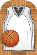 Krown SHAPES ETC. Large Notepad - Basketball Jersey