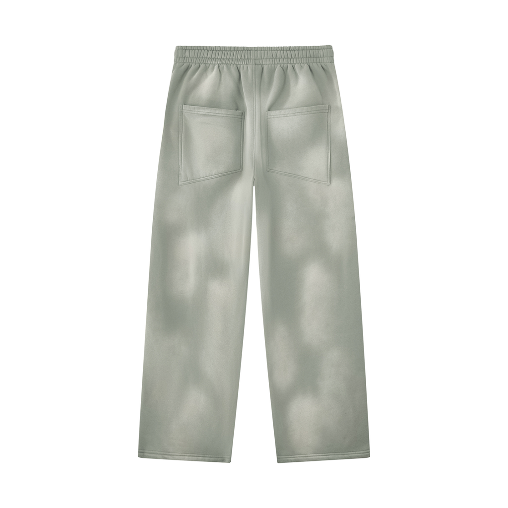 Biba Krown Empire Unisex Sunfade Wide Leg Fleece Sweatpants