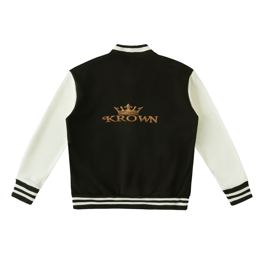 Biba Krown Empire Two-Tone Fleeced Varsity Jacket