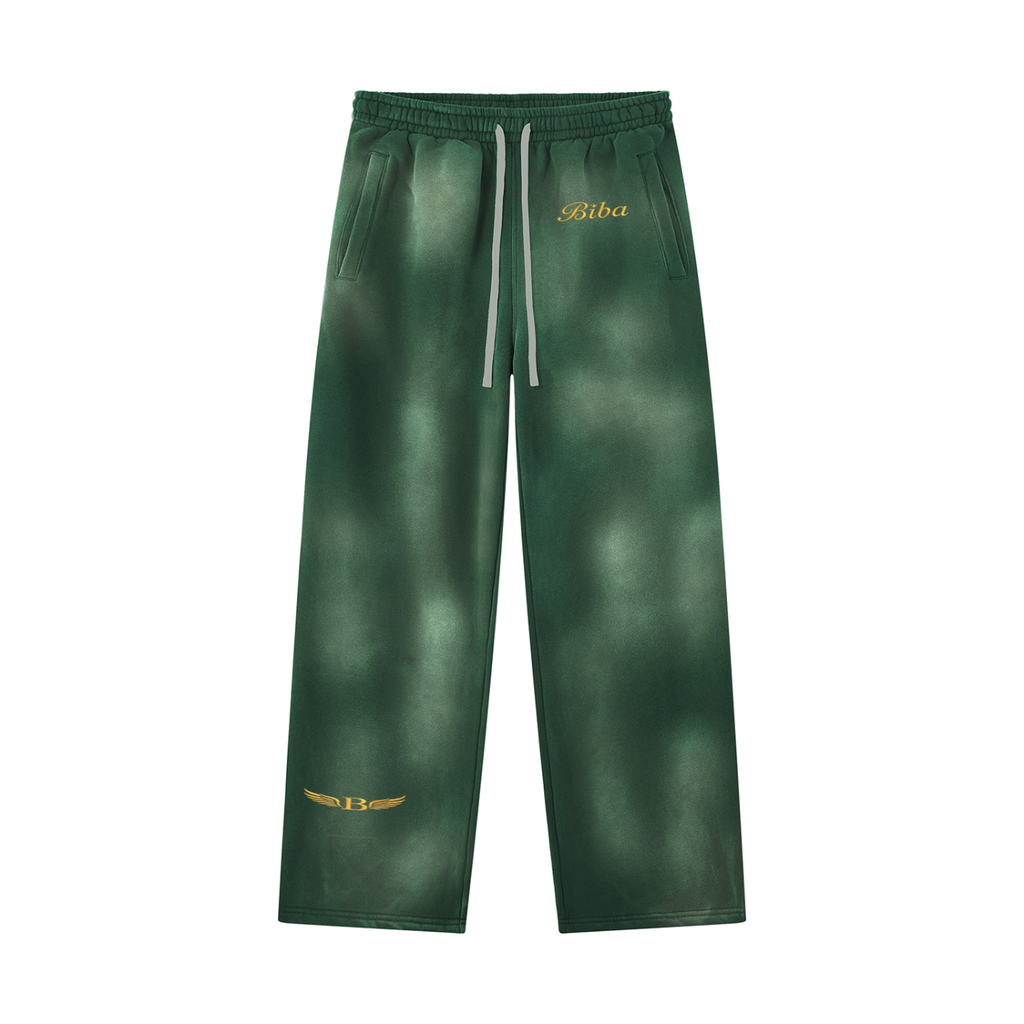 Biba Krown Empire Unisex Sunfade Wide Leg Fleece Sweatpants