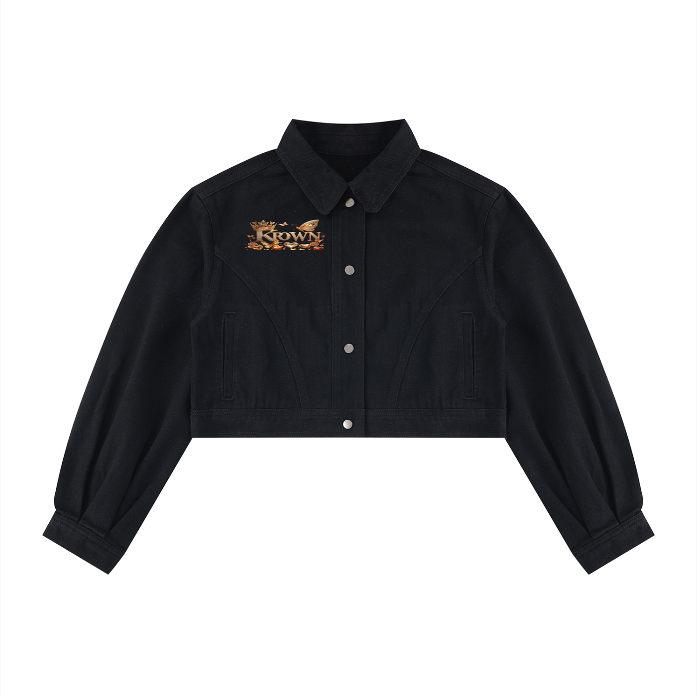 Biba Krown Empire Women’s Crop Denim Jacket