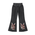 Biba Krown Empire Vintage Washed Flared Fleece Pants