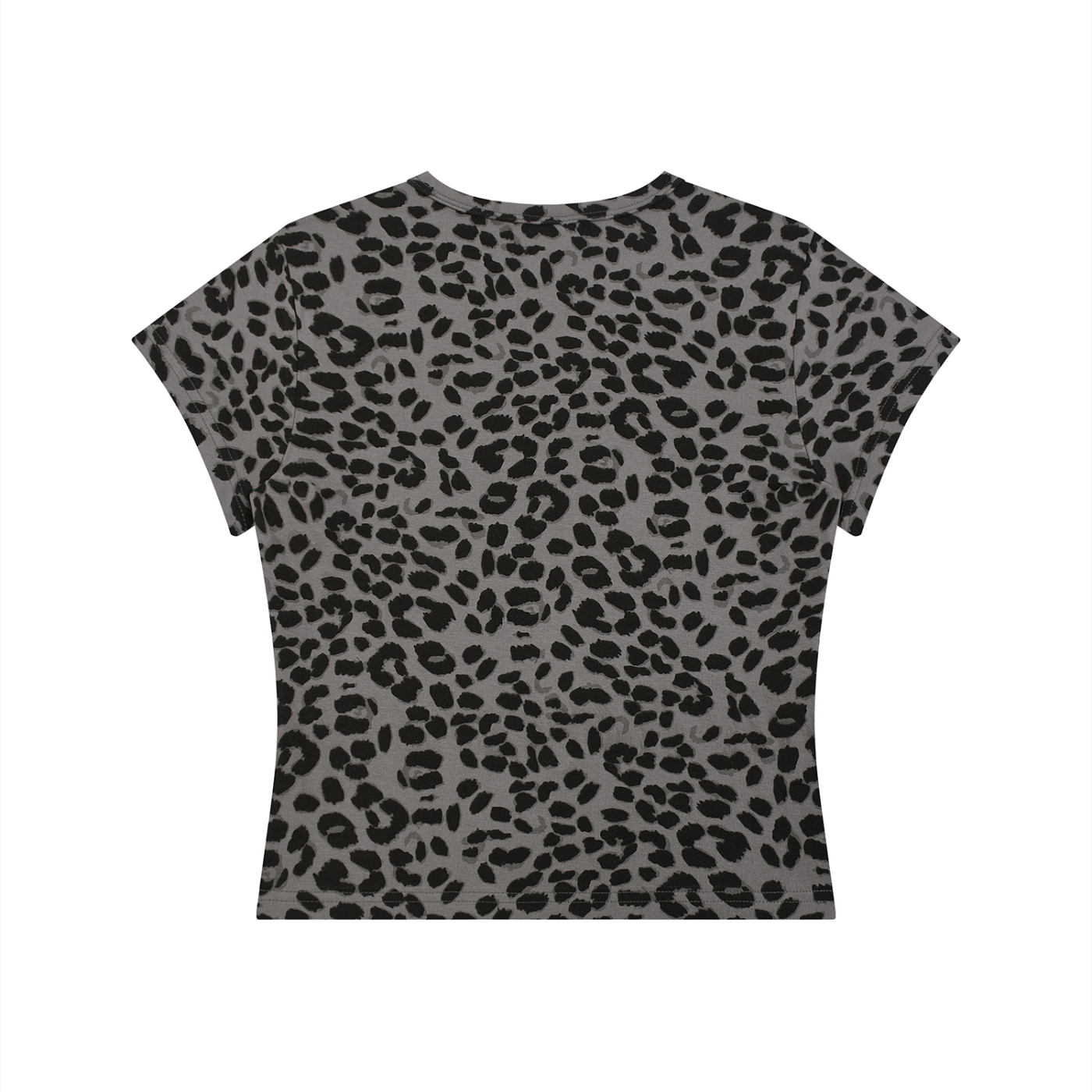 Krown Women’s Leopard Print Crop T-Shirt