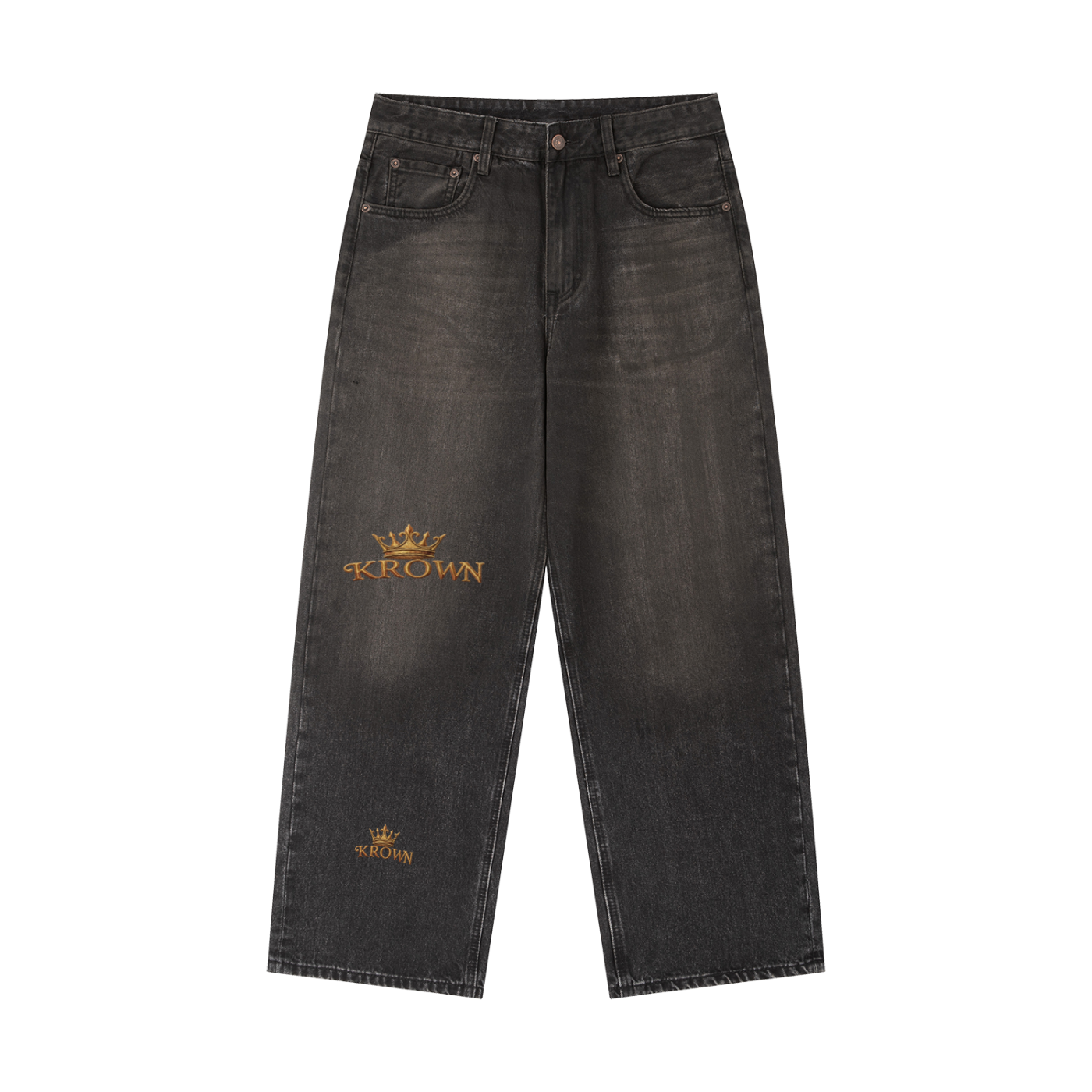 Biba Krown Empire Vintage Wash Heavyweight Denim Jeans