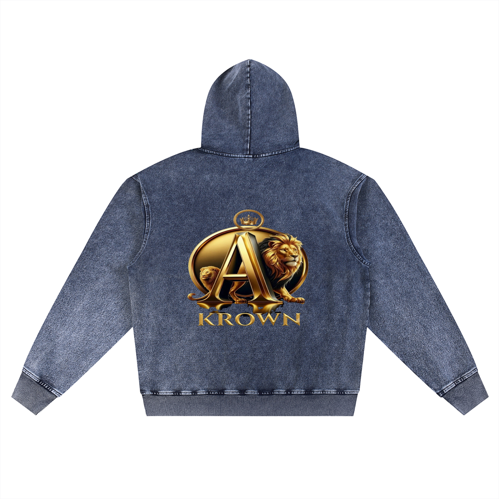 Snow Wash Oversized Hoodie