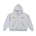 Biba Krown Empire Fleeced Full-Zip Boxy Hoodie