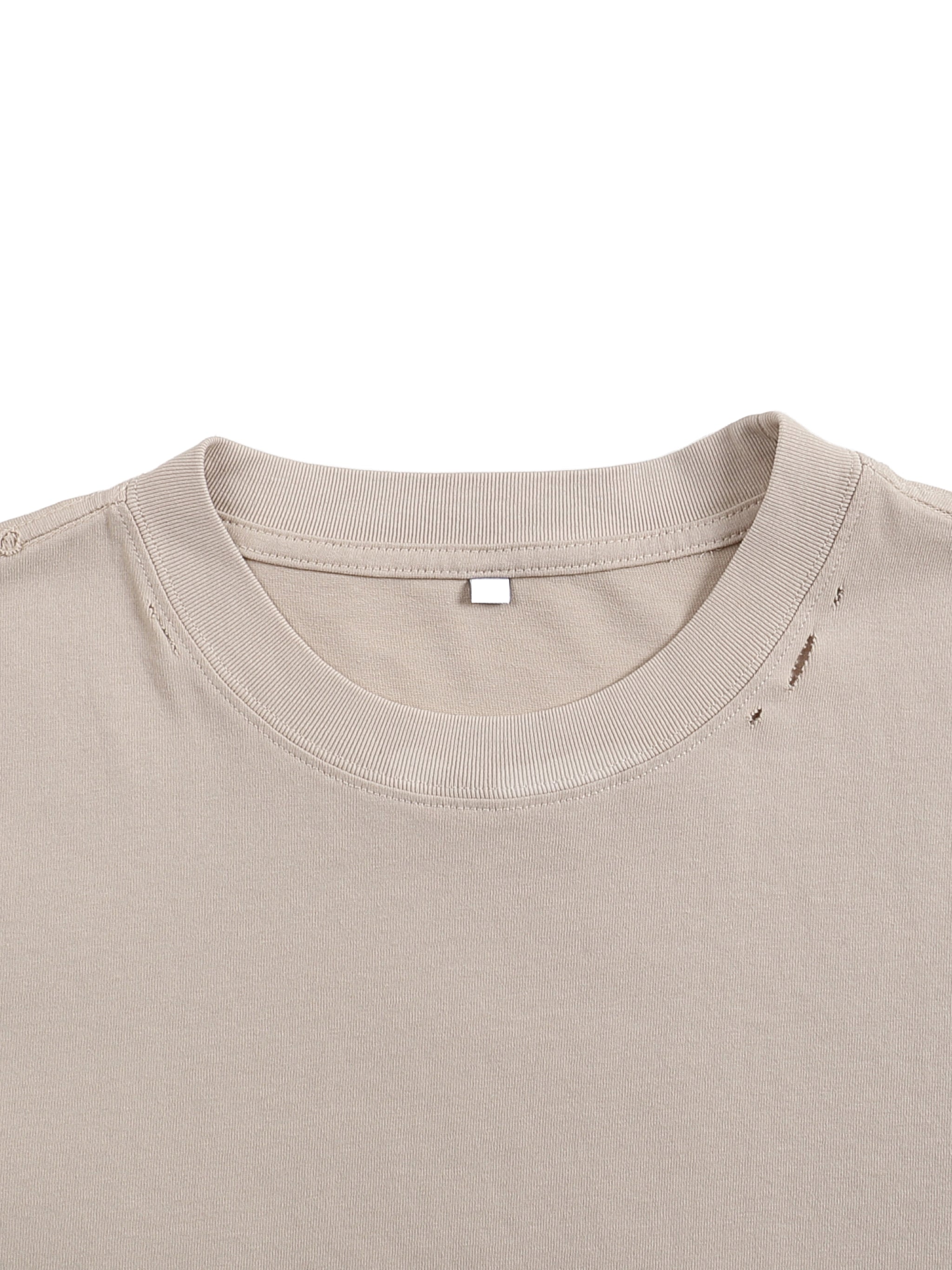 Biba Krown Empier Classic Frayed Boxy Tee