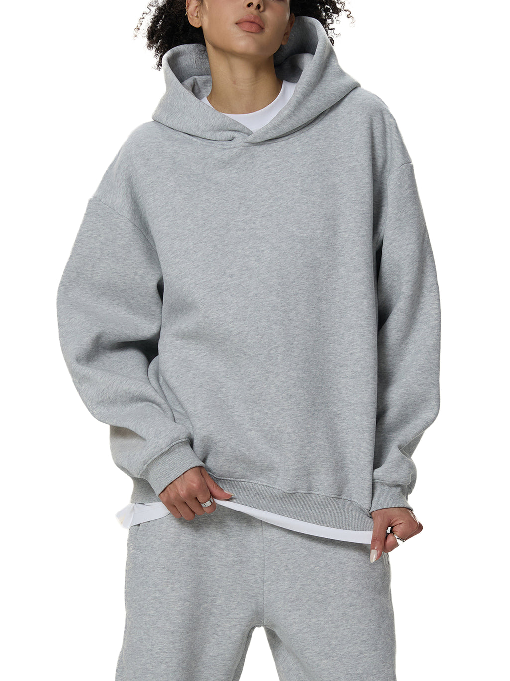 Biba Krown Empire Fleeced Boxy Hoodie