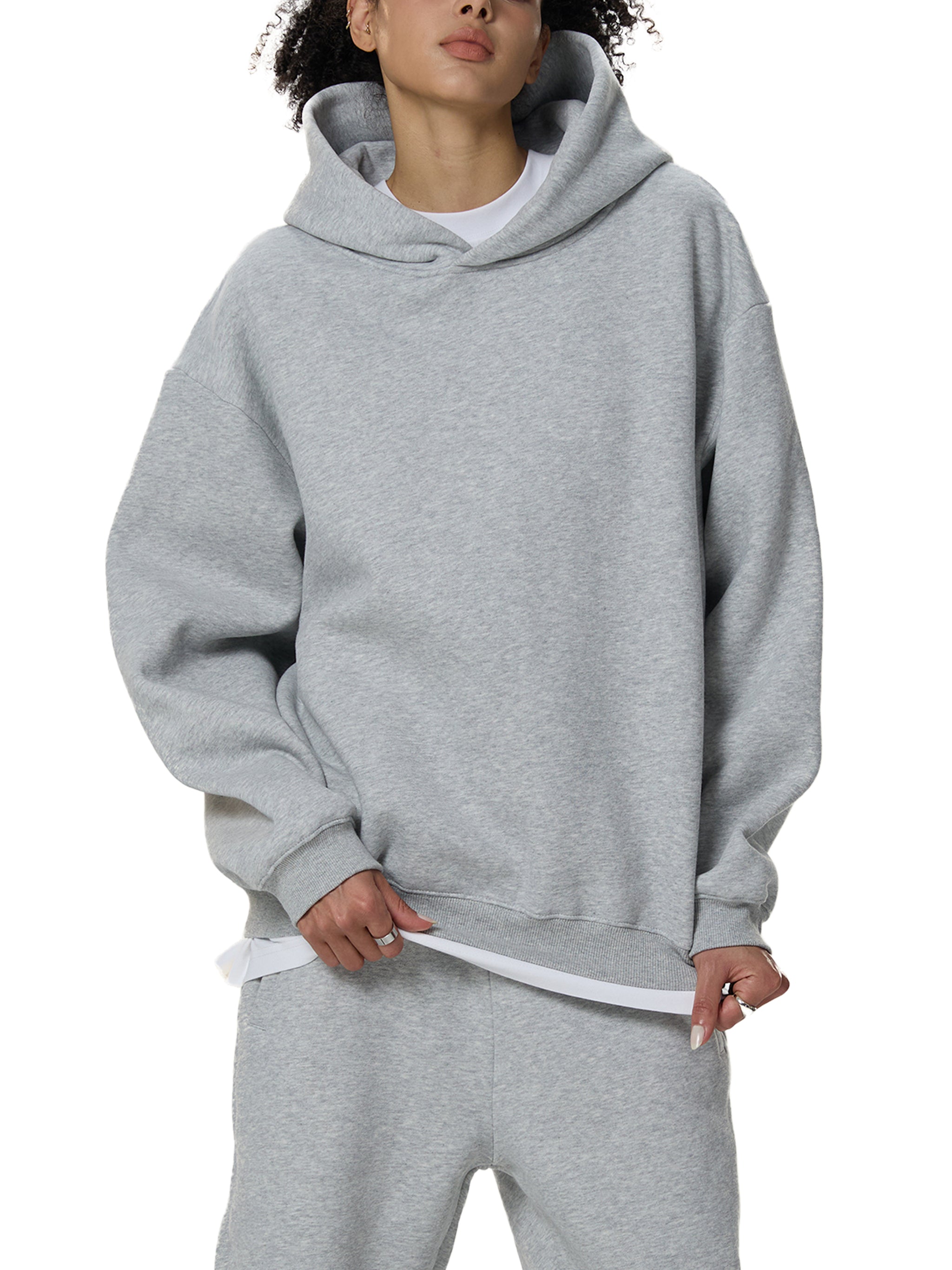 Biba Krown Empire Fleeced Boxy Hoodie