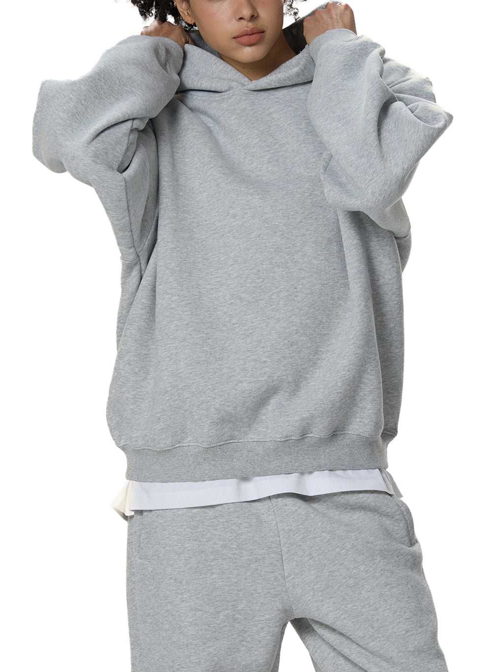 Biba Krown Empire Fleeced Boxy Hoodie
