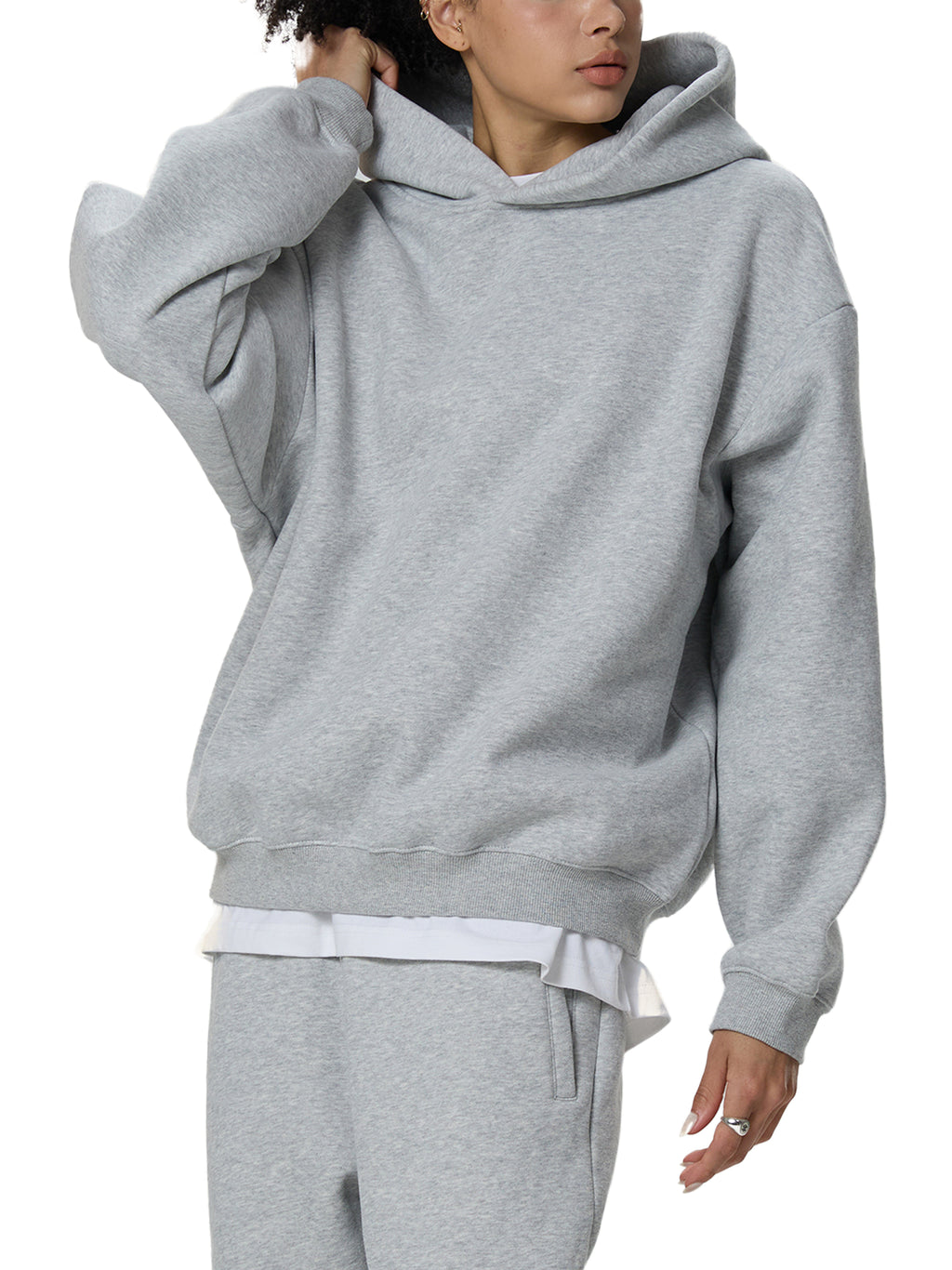 Biba Krown Empire Fleeced Boxy Hoodie