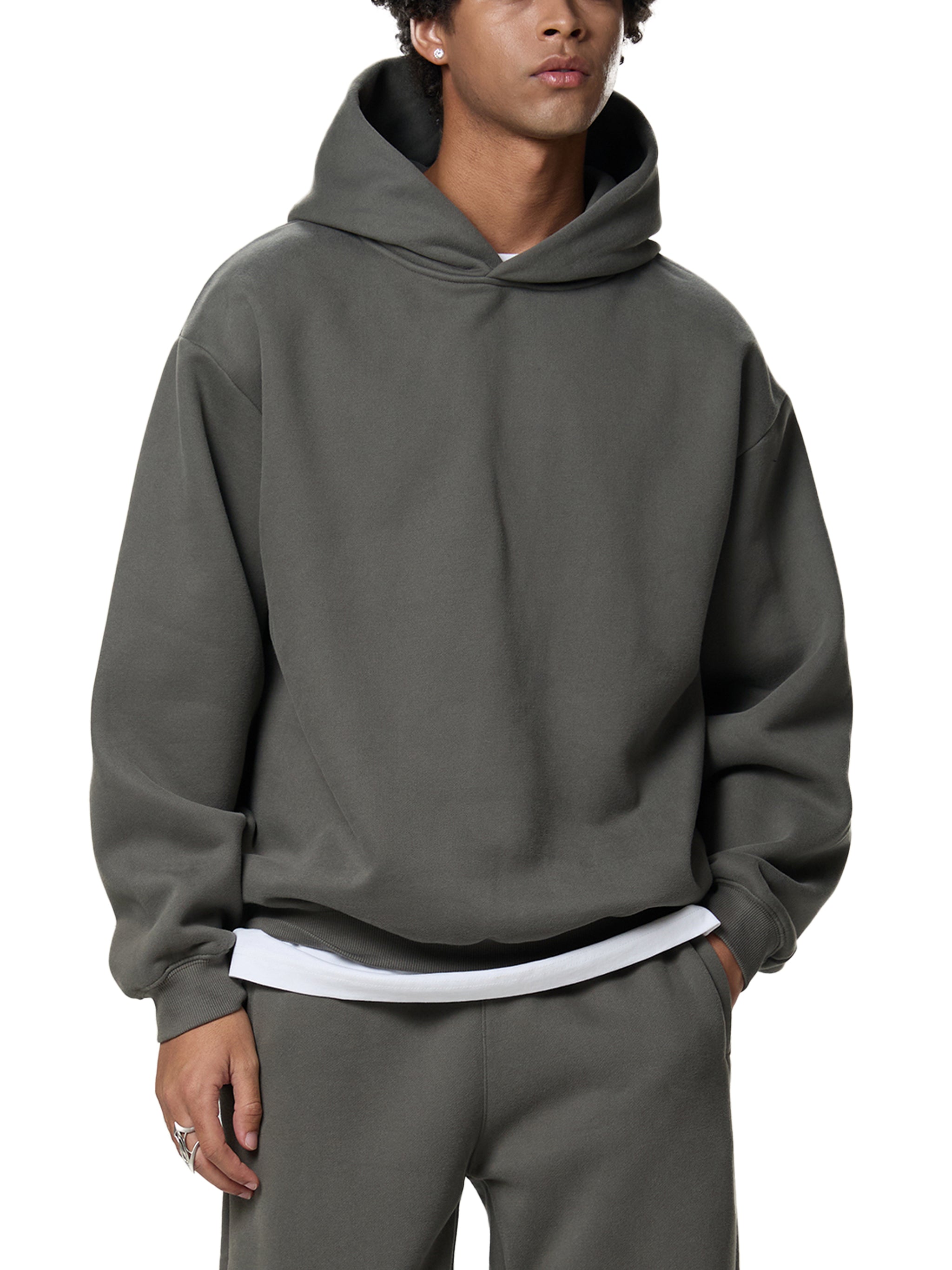 Biba Krown Empire Fleeced Boxy Hoodie