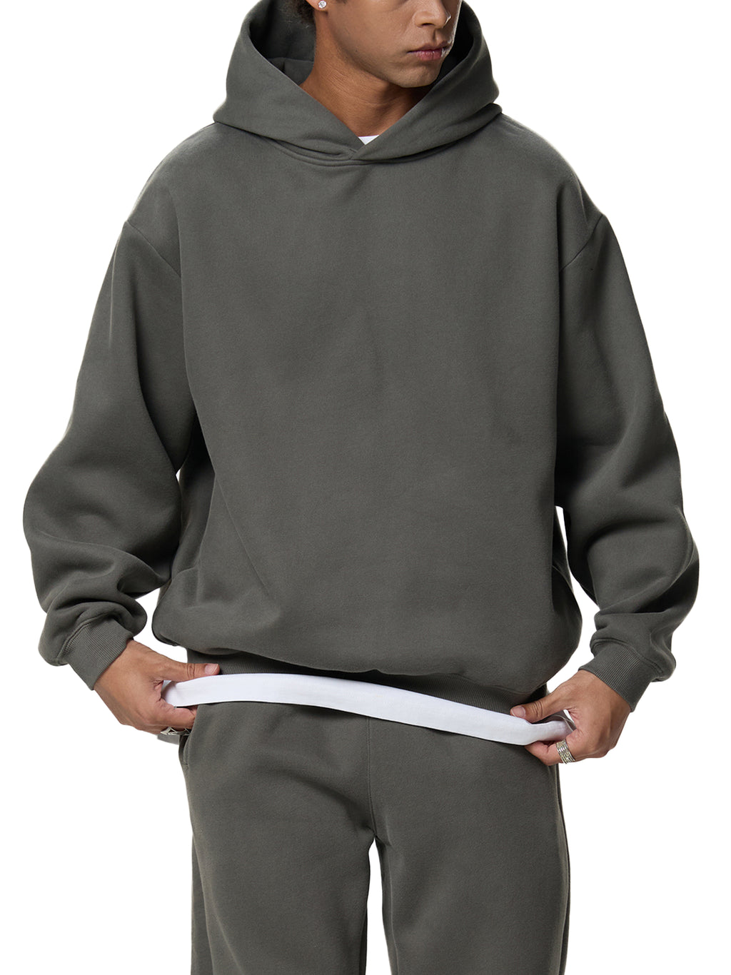 Biba Krown Empire Fleeced Boxy Hoodie