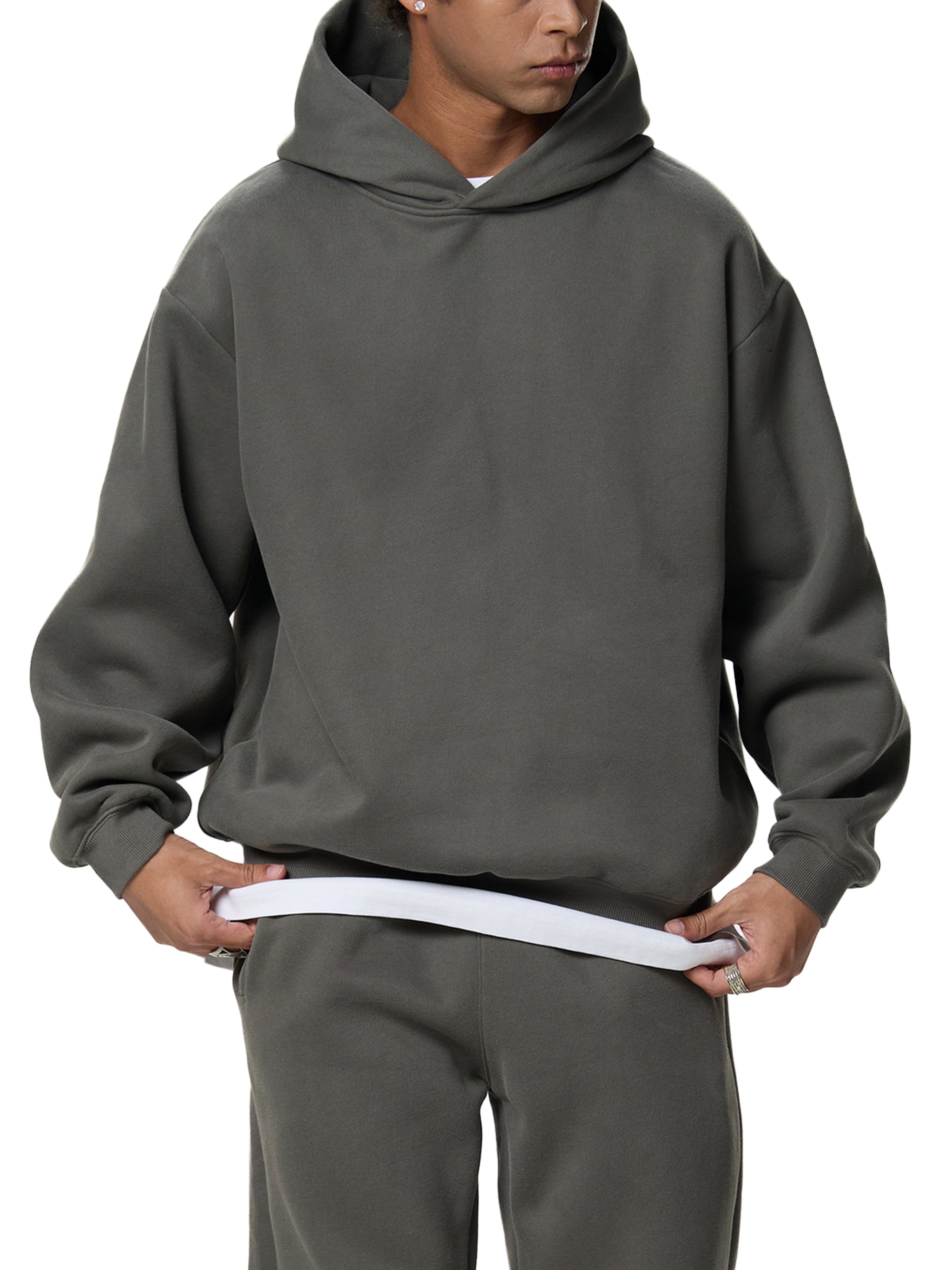 Biba Krown Empire Fleeced Boxy Hoodie