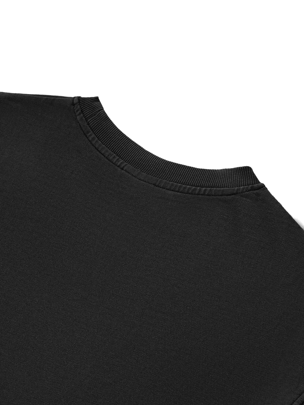 Krown Snow Washed Raw Edge Crop Top