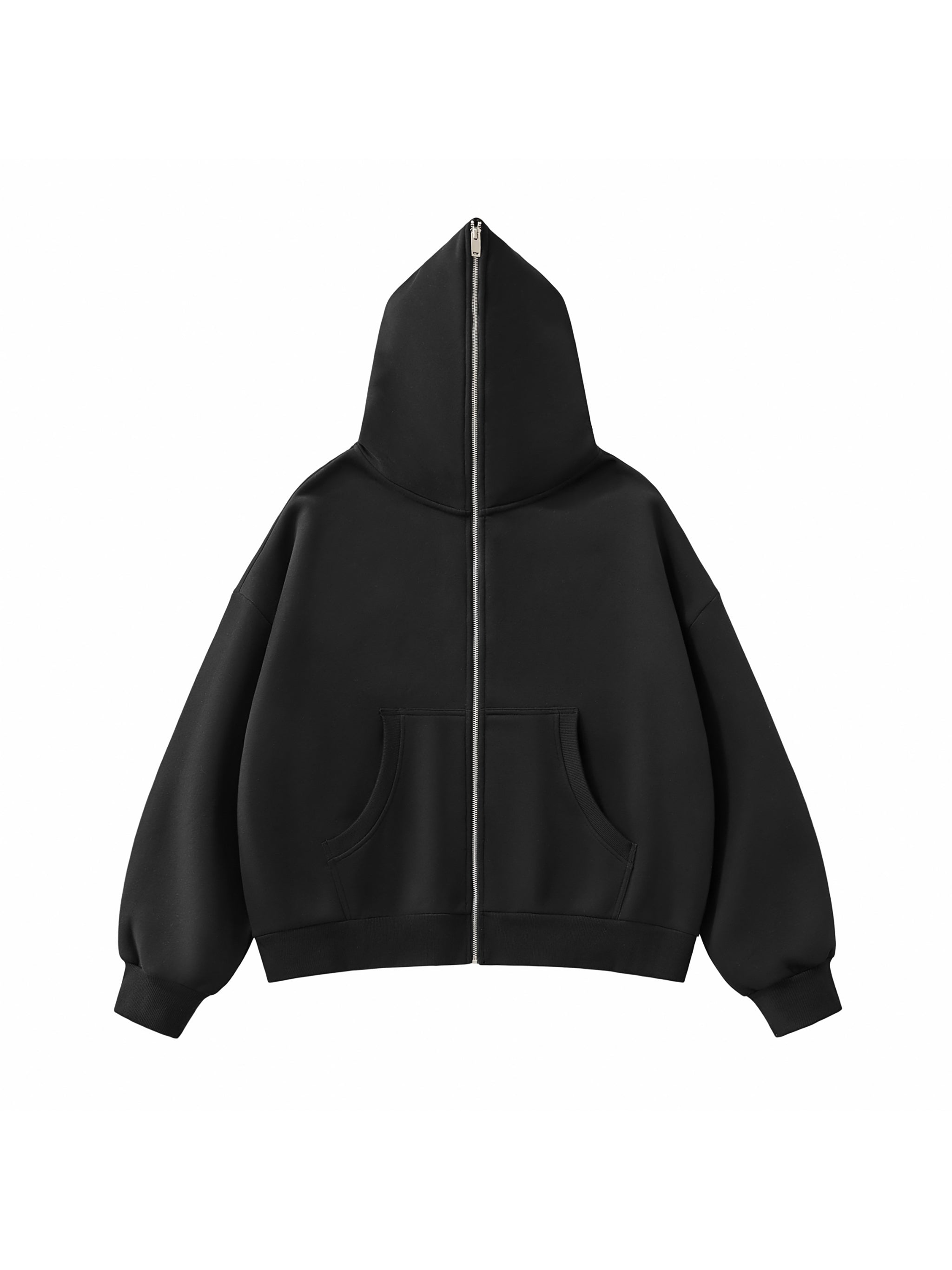 Biba Krown Empire Fleeced Full-Zip Boxy Hoodie