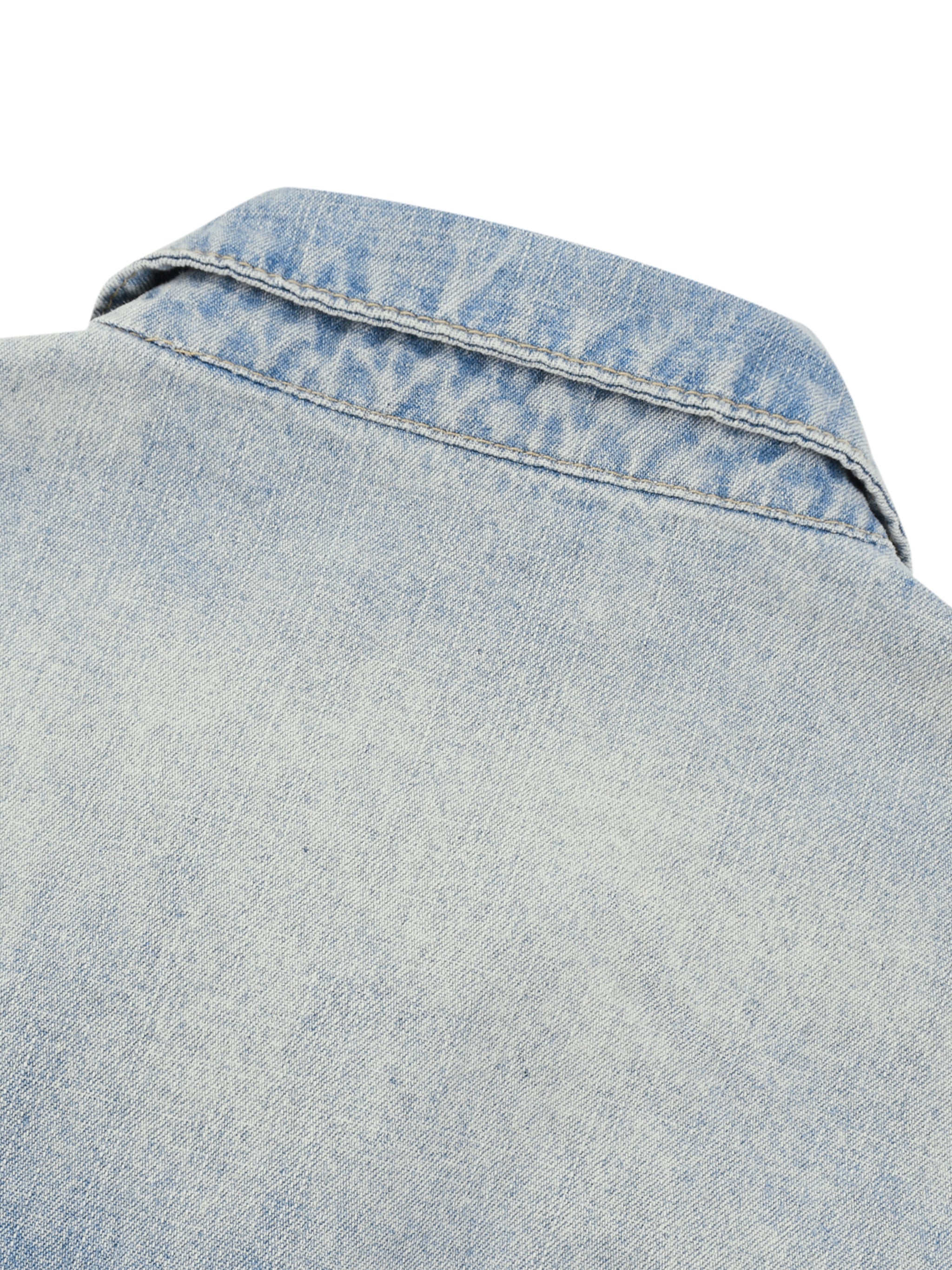 Biba Krown Empire Unisex Vintage Wash Full-Zip Denim Jacket
