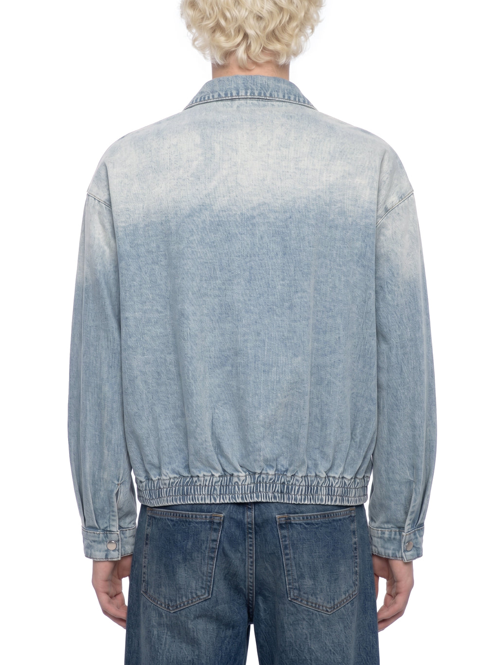 Biba Krown Empire Unisex Vintage Wash Full-Zip Denim Jacket