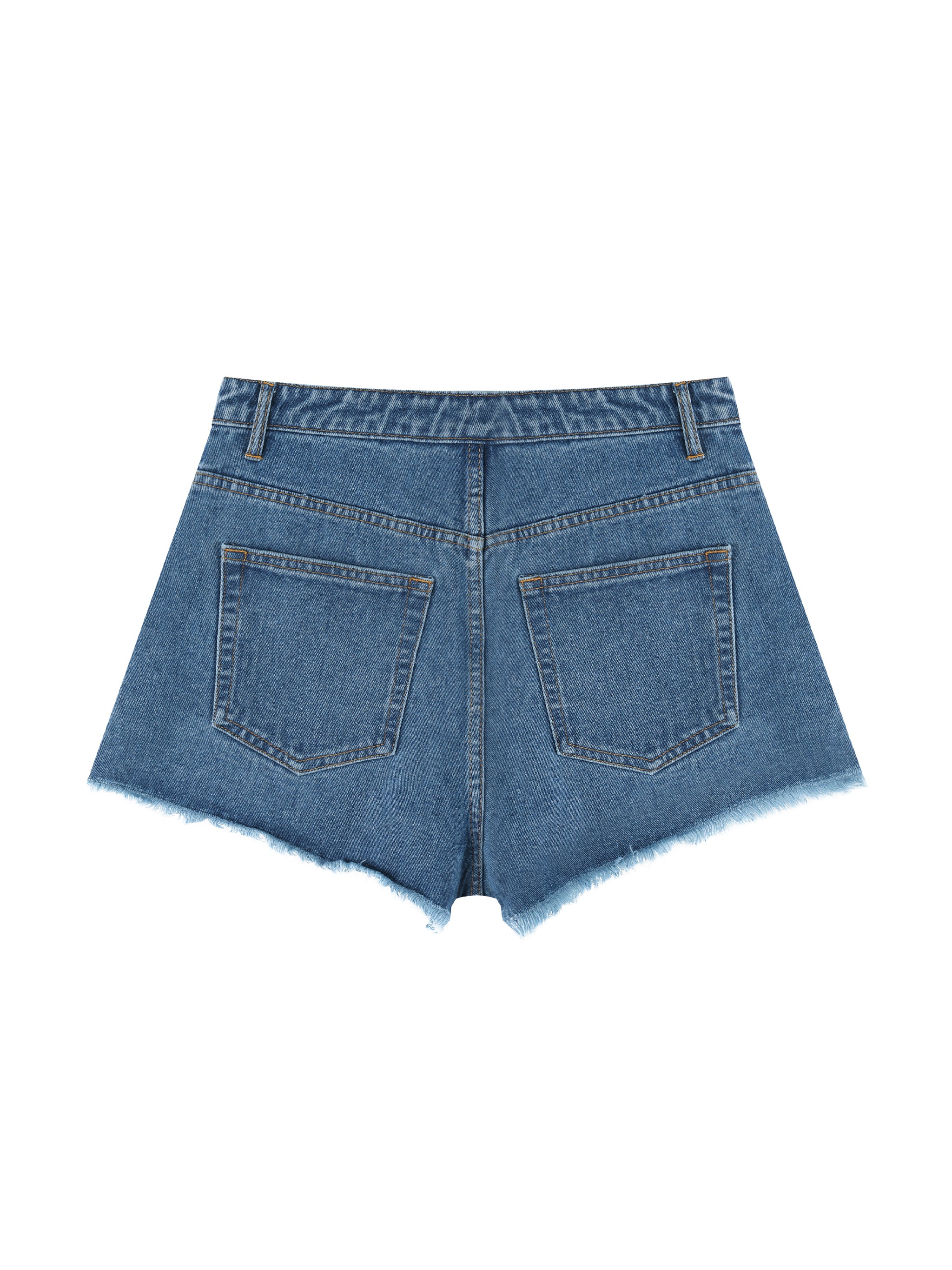 Biba Krown Empire Women’s Vintage Wash High Rise Denim Shorts
