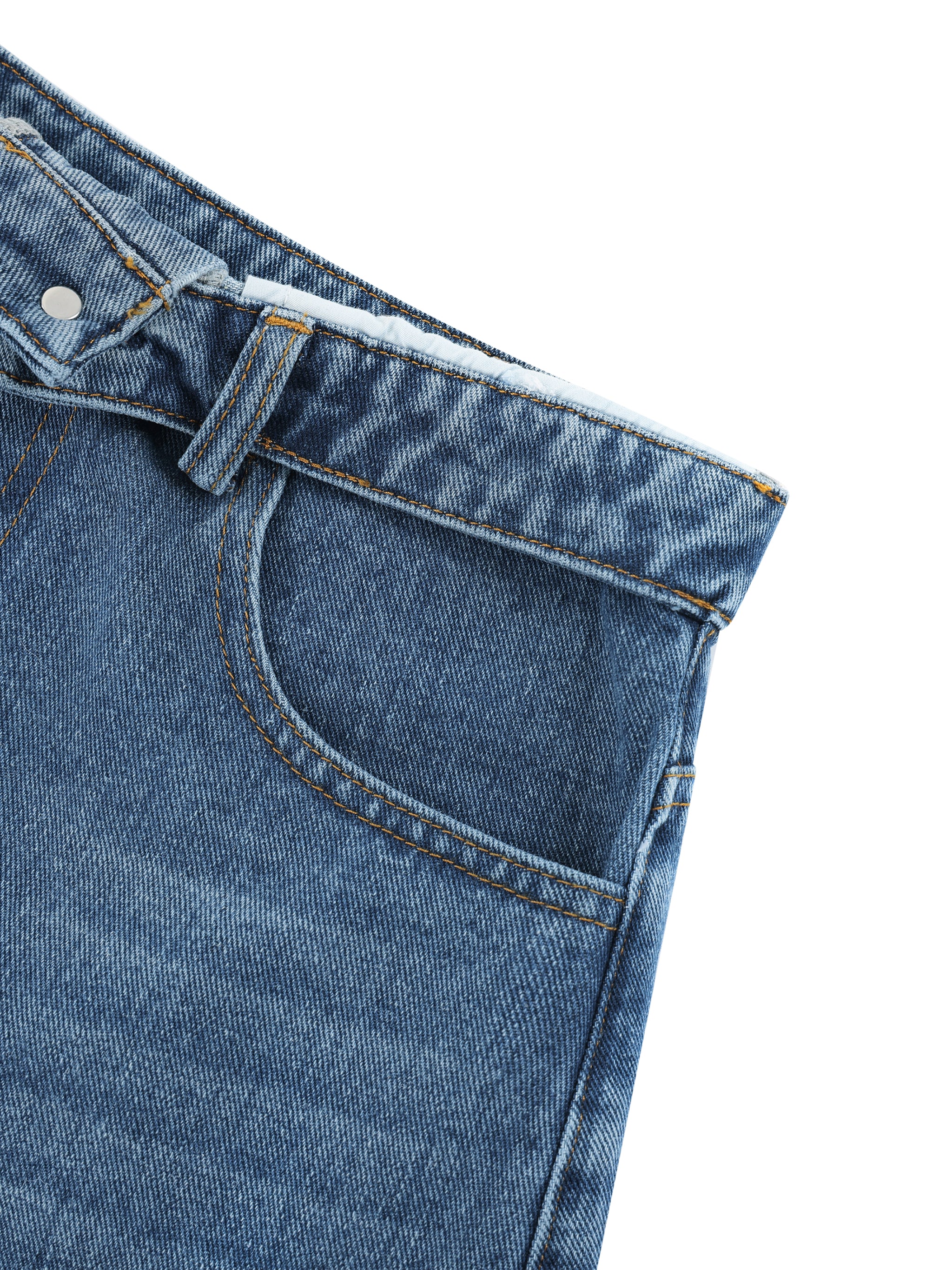 Biba Krown Empire Women’s Vintage Wash High Rise Denim Shorts