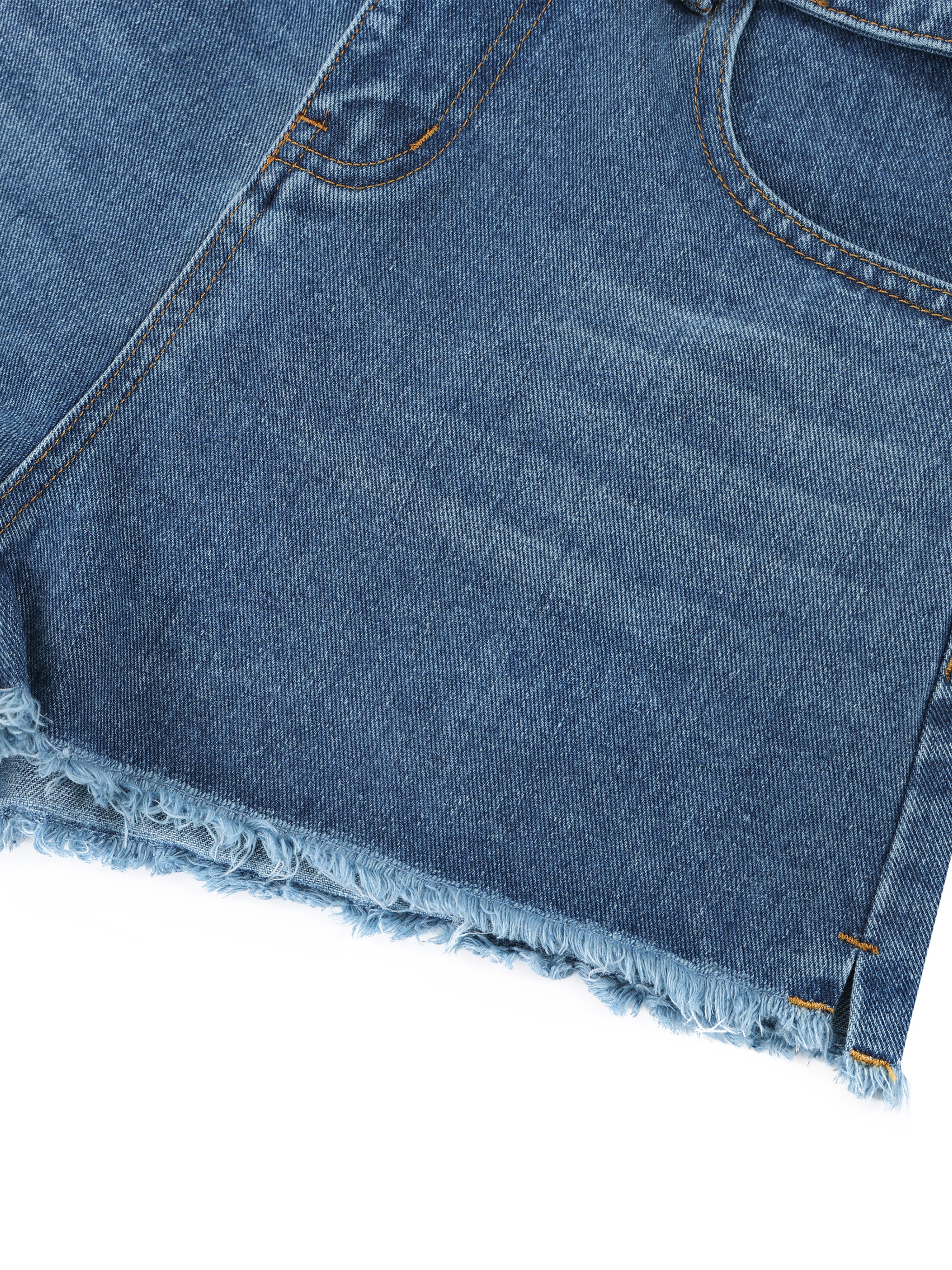 Biba Krown Empire Women’s Vintage Wash High Rise Denim Shorts
