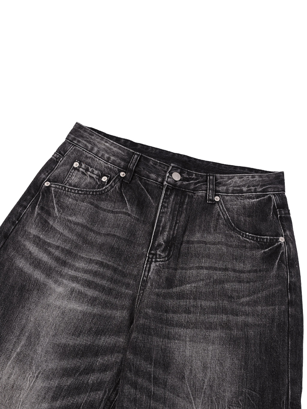 Biba Krown Empire Men’s Vintage Wash Wide Leg Jeans
