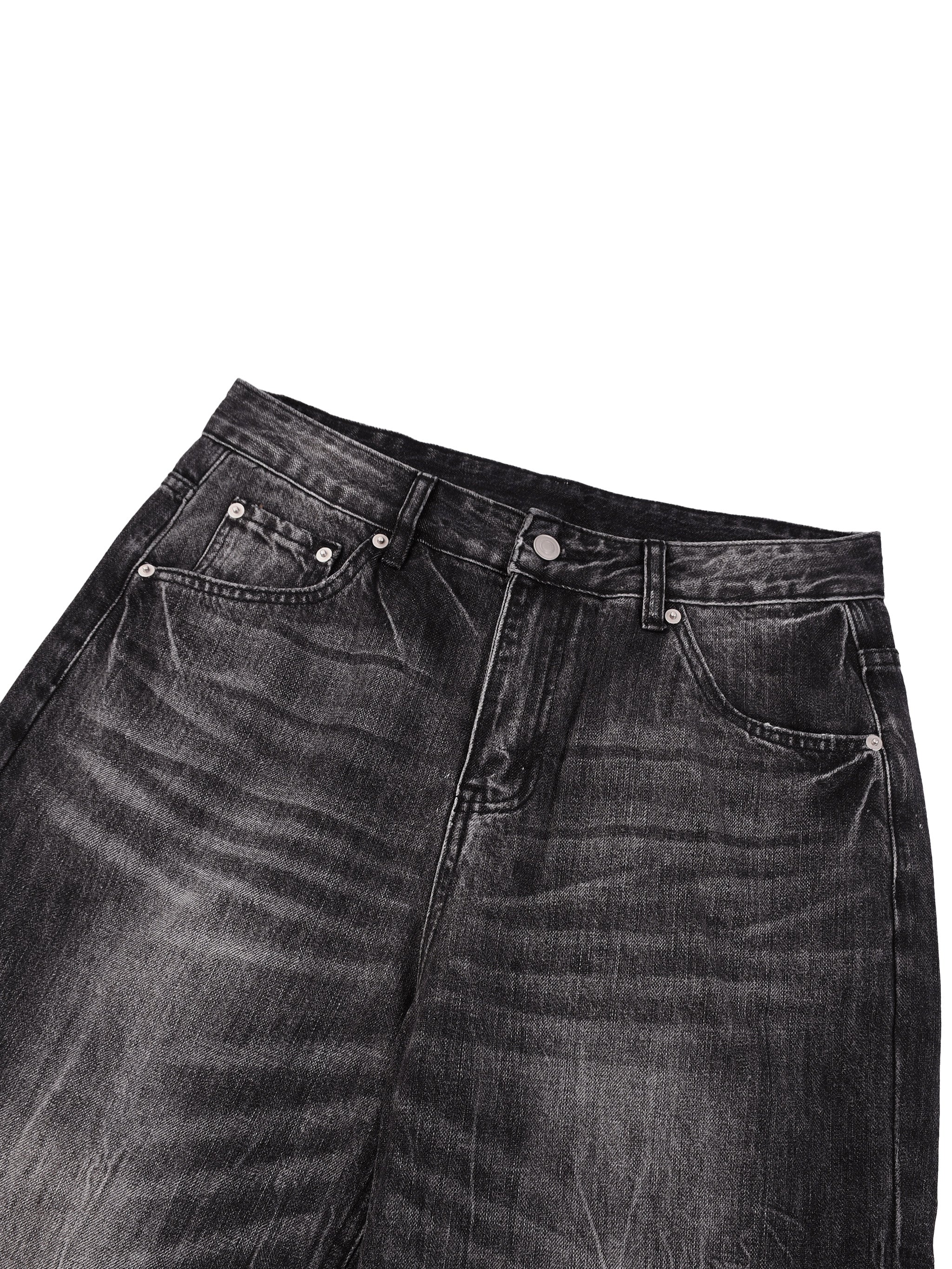 Biba Krown Empire Men’s Vintage Wash Wide Leg Jeans