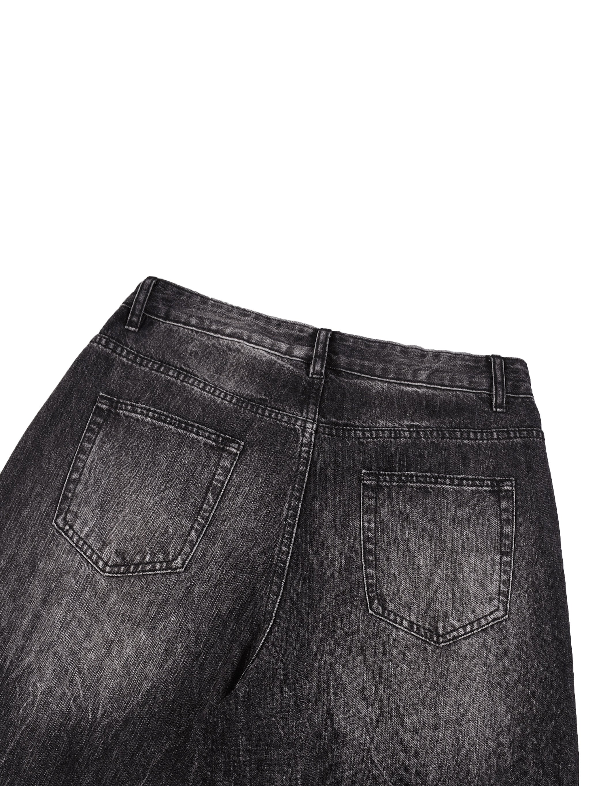 Biba Krown Empire Men’s Vintage Wash Wide Leg Jeans