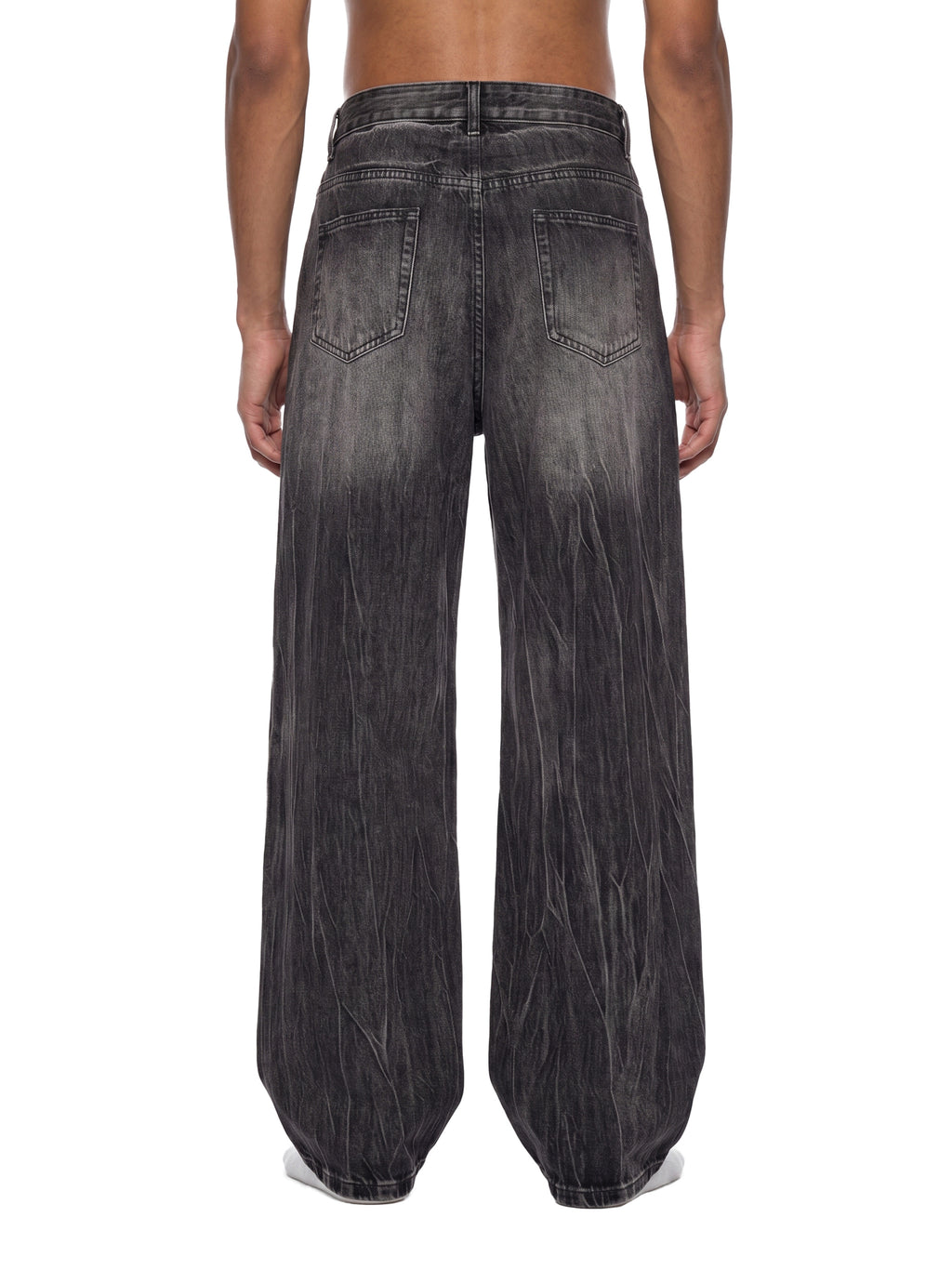 Biba Krown Empire Men’s Vintage Wash Wide Leg Jeans