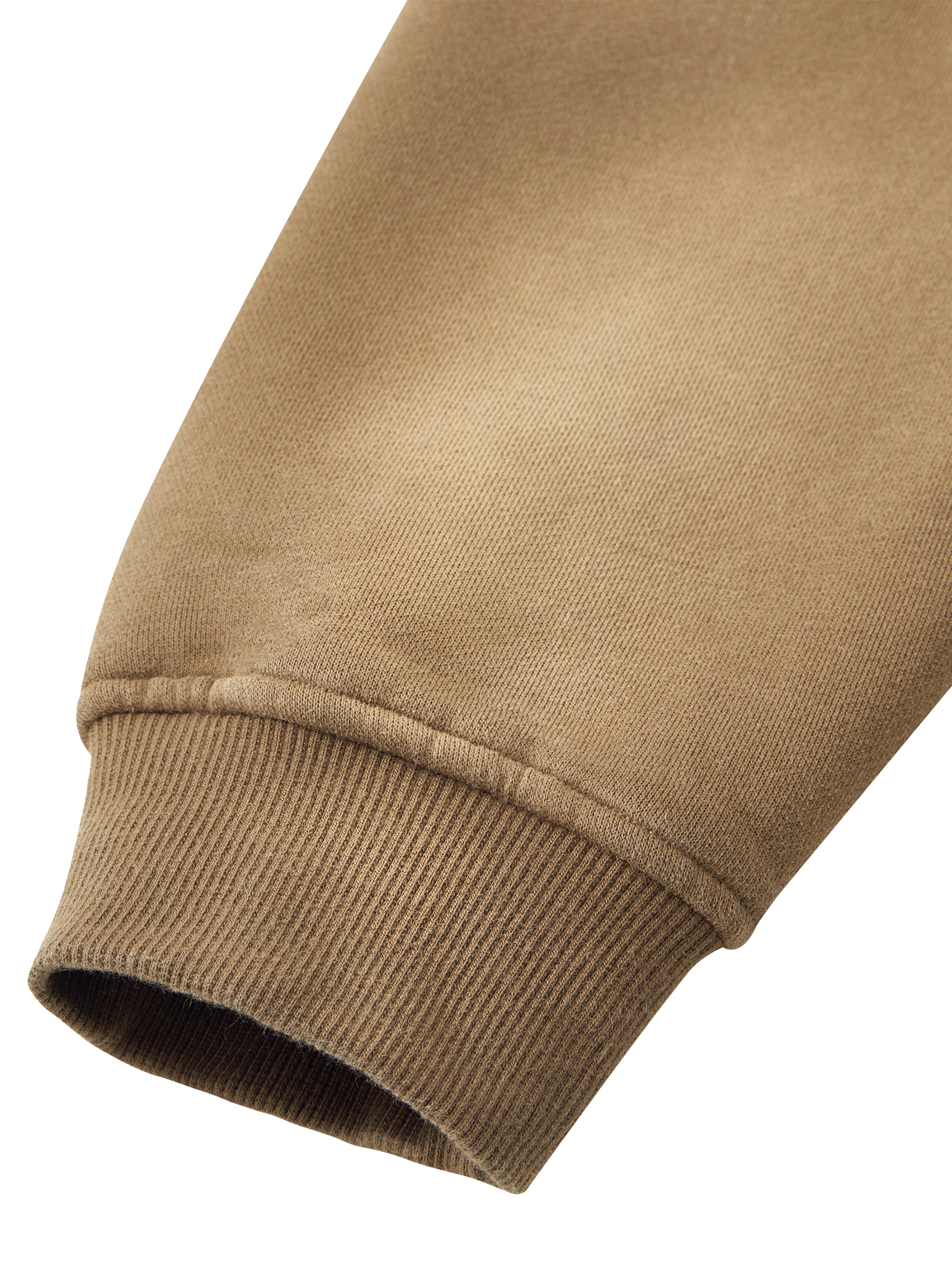 Unisex Sunfade Frayed Fleece Hoodie