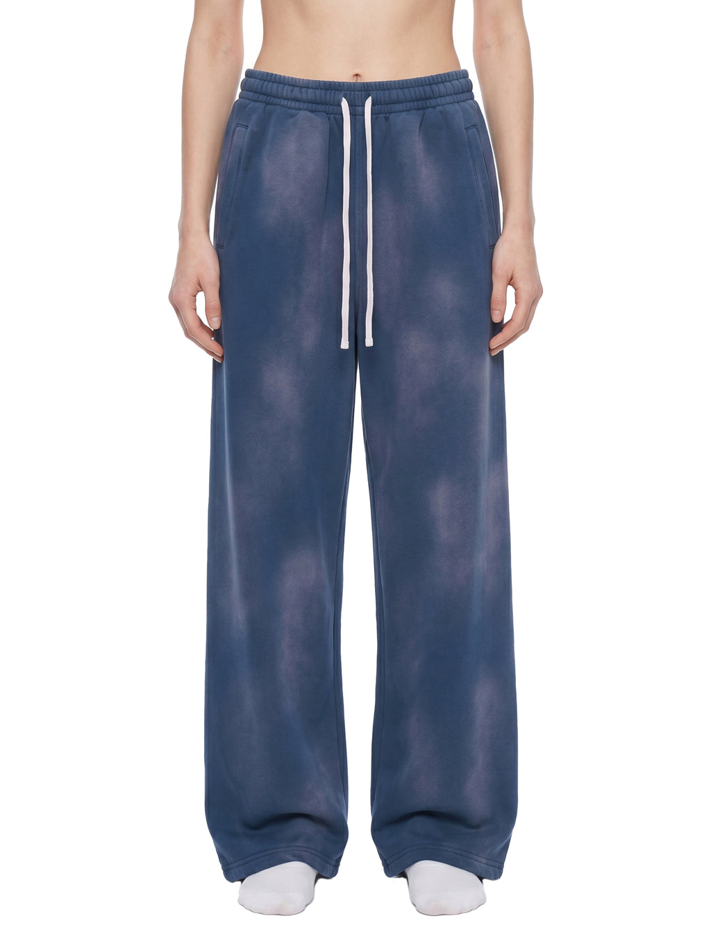 Biba Krown Empire Unisex Sunfade Wide Leg Fleece Sweatpants