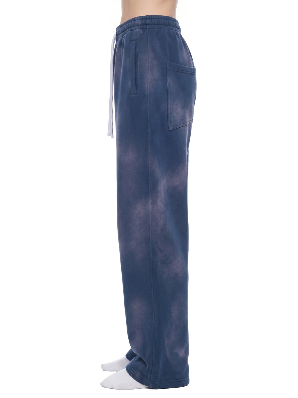 Biba Krown Empire Unisex Sunfade Wide Leg Fleece Sweatpants